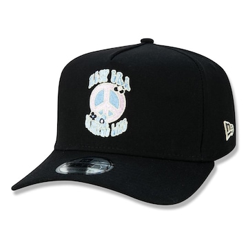 Boné Aba Curva New Era 940 AF SN Retro Soundtrack Peace BL - Snapback - Adulto