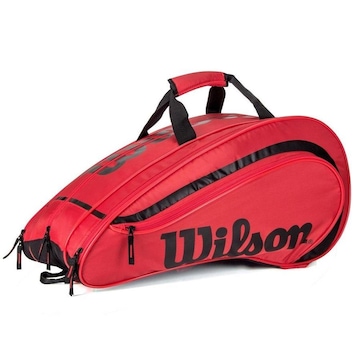 Raqueteira Wilson Rakpack para Padel e Beach Tennis x6