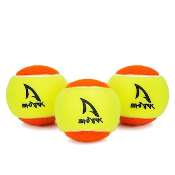 Bola de Tênis Beach Tennis Shark - 3 Unidades