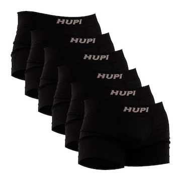 Kit Cueca Boxer Hupi Para Seamless - 6 Unidades - Adulto