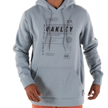 Blusão de Blusão de Moletom Oakley Global Tag Pullover - Masculino