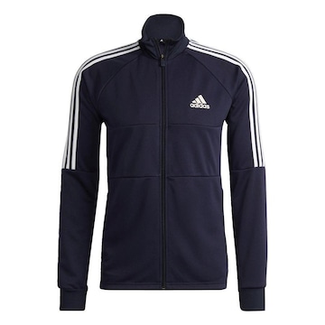 Jaqueta sem Capuz adidas Esportiva AEROREADY Sereno Cut 3-Stripes Slim - Masculina