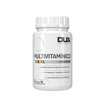 Multivitamínico Dux Nutrition Pura Vitamina e Minerais - 30 cápsulas