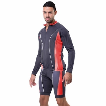 Camisa de Ciclismo Elite 125869 Plus Size - Masculino