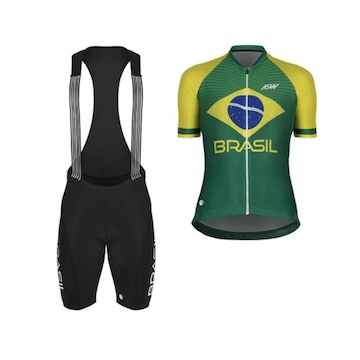 Conjunto Ciclismo ASW CBC - Feminino