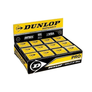 Bola de Squash Dunlop Revelation Pro - 12 Unidades
