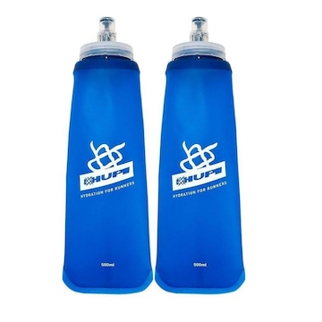 Kit 2 Garrafas Hupi Dobrável Soft Flask - 350ml