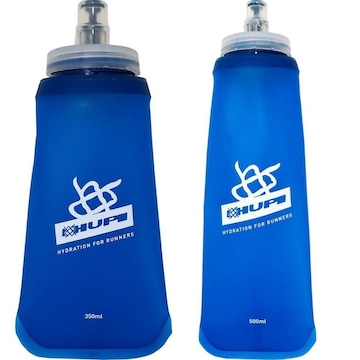 Kit 2 Garrafas Hupi Dobrável Soft Flask - 350ml