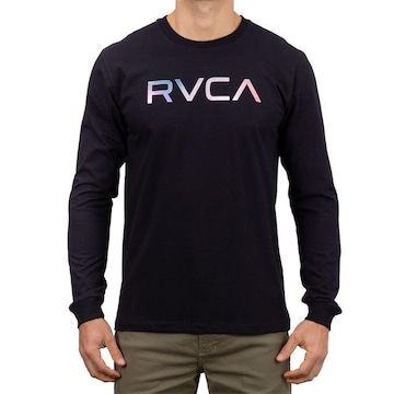 Camiseta Manga Longa RVCA Big Fills - Masculina