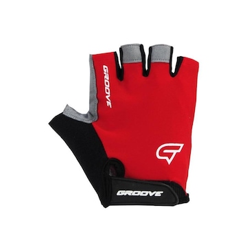 Luvas para Ciclismo Groove GR1 Short Finger Vermelha