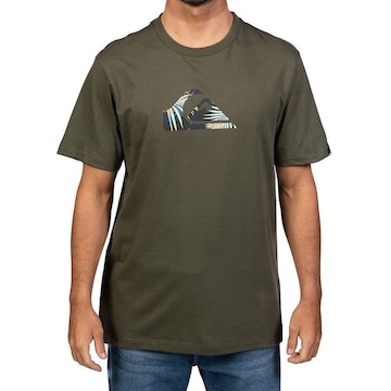 Camiseta Quiksilver Logo Indeed - Masculina