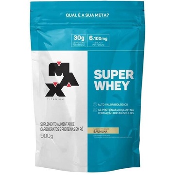 Whey Protein Isolado Max Titanium Concentrado - Baunilha - 900g