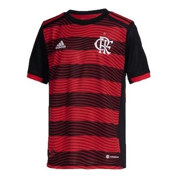 Camisa adidas CR Flamengo I 2022/23 - Infantil