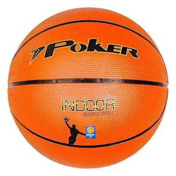 Bola de Basquete Poker Oficial #7 Indoor