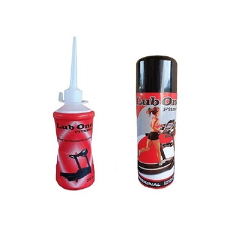 Kit Lub One : 01 Silicone Lubrificante Esteira Líquido - 300ml + Spray - 400ml