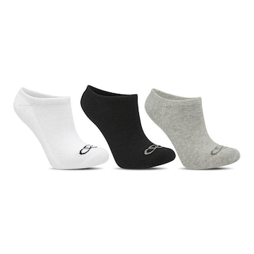 Kit de Meias Cano Invisível Olympikus com 3 pares - Masculina