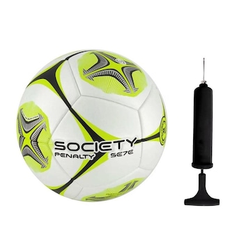 Bola Society Penalty Se7e Pró KO X + Bomba de Ar