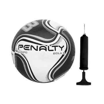 Bola de Futebol de Campo Penalty  8 X + Bomba de Ar