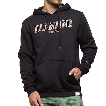 Blusão de Moletom com Capuz Diamond Hometeam SF Hoodie - Masculino