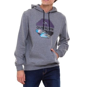 Blusão de Moletom Quiksilver Canguru Panel - Masculino