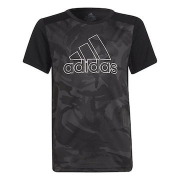 Camiseta adidas Estampada Designed To Move GT1422 - Infantil