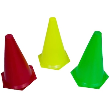 Cone de Agilidade Iniciativa Fitness - 24cm - Unidade