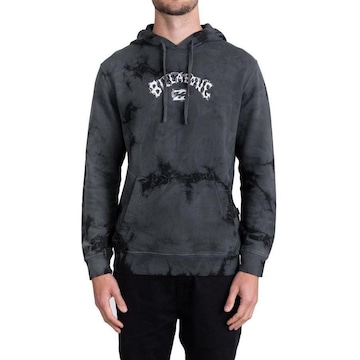 Blusão de Moletom com Capuz Billabong Arch Tie Dye Po - Masculino