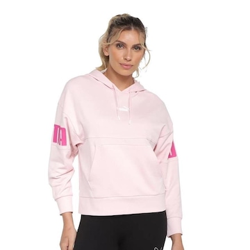 Blusão de Moletom Puma Power Colorblovk TR - Feminino