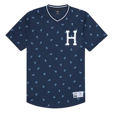 Camiseta Jersey HUF Paisley Warm UP - Masculina