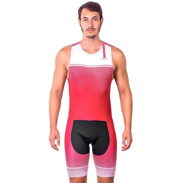 Macaquinho Kauna sem Mangas Triathlon Elite Proteção UV50+ - Masculino