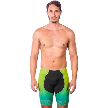 Bermuda de Triathlon Kauna Elite Proteção UV50+ - Masculina