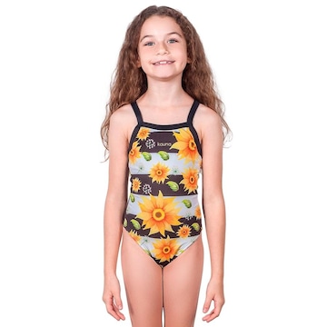 Maiô Kauna Sunflower Proteção UV50+ - Infantil