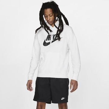 Blusão com Capuz Fleece Nike Sportswear Club Pullover  - Masculina