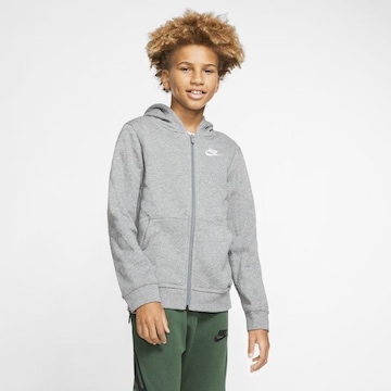 Jaqueta com Capuz Nike Sportswear Club - Infantil