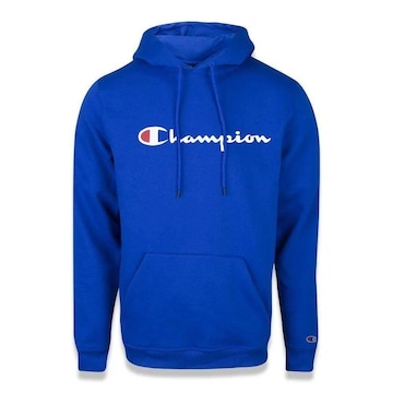 Blusão de Moletom com Capuz Champion Felpado C/ Capuz Superfleece Script - Masculino