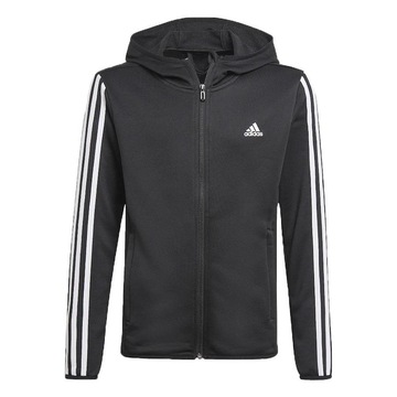 Jaqueta adidas 3 listras Com Capuz - Infantil