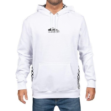 Blusão de Moletom com Capuz Quiksilver Checker - Masculino