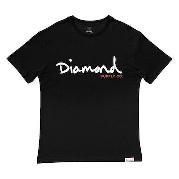 Camiseta Diamond Og Script Tee - Masculina