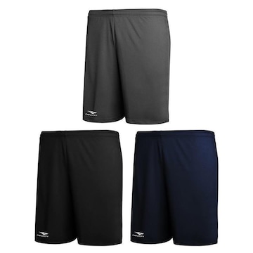 Kit 3 Calções Penalty X Plus Size - Masculino