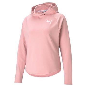 Blusão de Moletom Puma Com Capuz Active - Feminino