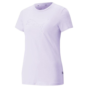 Camiseta Puma Power Graphic Stardust - Feminin