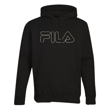 Blusão de Moletom Fila Letter Outline Winter - Masculino