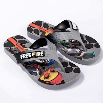 Chinelo Infantil Ipanema Free Fire Menino