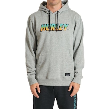 Blusão Com Capuz Hurley Canguru Fastlane -Masculino