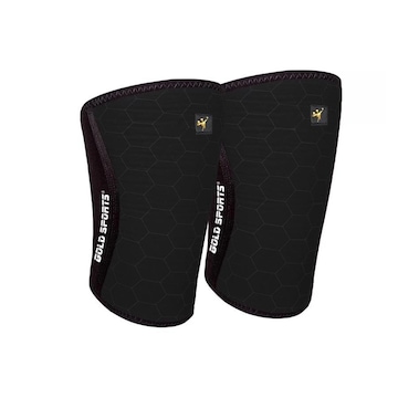 Joelheira Gold Sports Cross Training Pro em Neoprene 7 mm - 2 unidades