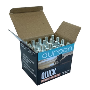 Caixa de Cartucho de CO2 Durban Quick - 20 unidades