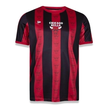 Camiseta New Era Masculina Chicago Bulls Soccer Style Repeat