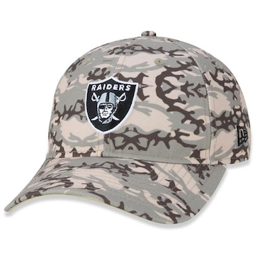 Boné Aba Curva New Era Las Vegas Raiders 920 Neutral Wild Fullcamo - Strapback - Adulto