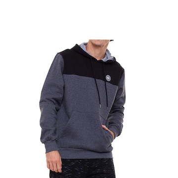 Blusão de Moletom com Capuz Quiksilver Fech Keller Block - Masculino