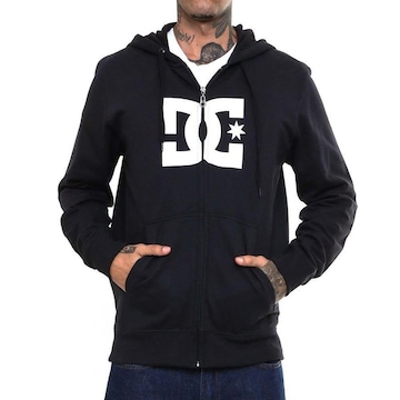 Blusão Com Capuz DC Shoes Aberto DC Star Zh Oversize -Masculino